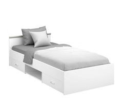 Cama Juvenil Village con 2 cajones y 1 hueco 90x203
