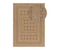 Alfombra exterior/interior clásica efecto yute ACRA - ATTICGO 200x290