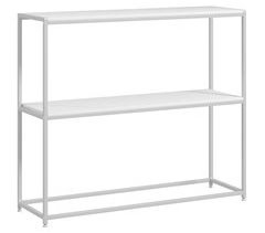 Mesa Consola Melamina de Madera, Acero HOMCOM