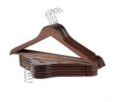 Max Home Pack 10 perchas de madera