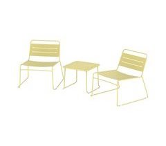 Conjunto de muebles de jardín Andria 3 piezas [casa.pro]