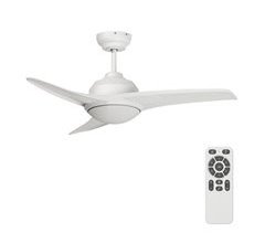 Ventilador techo GLADES aspas led motor DC 