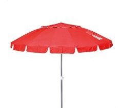 Sombrilla playa antiviento c/mástil inclinable Aktive
