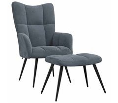 Sillón de relax con taburete