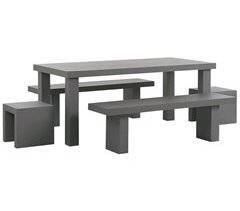 Beliani Conjunto de comedor TARANTO