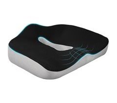 Cojín de Asiento Malla, Espuma Viscoelástica HOMCOM