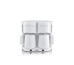 Cafetera de filtro dúo con 2 jarras termo 8 tazas cada una Severin KA 9314 - 2 x 1000 W