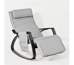Sillón de Relada Mecedora Sillón de Diseño FST20-HG SoBuy