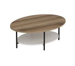 Mesa de centro Fredericia ovalada aglomerado