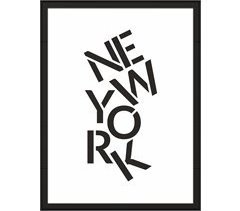 Cuadro NYC 40x30cm marca MARCOMUEBLE 