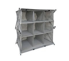 Acomoda Textil –Organizador Plegable de Metal 9 Compartimentos.