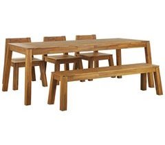 Beliani Conjunto de comedor LIVORNO