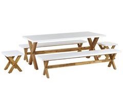 Beliani Conjunto de comedor OLBIA