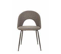 Silla de comedor tapizada en tela RITA