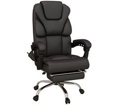Silla de Oficina PU, Espuma, Acero, Tablero Multicapa, Nilón