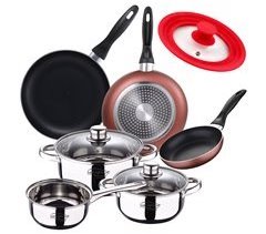 Bateria 5pcs  + Set 3 sartenes