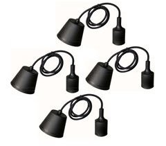 Pack 2 Pendel Cordon Silicona para Bombilla E27