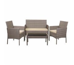 Conjunto de Mesa con 2 Sillones