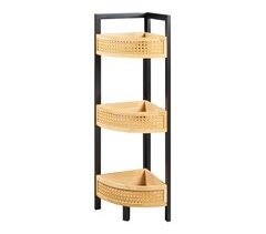 Estantería rinconera Tervola de 3 niveles MDF