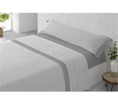 Juego sábanas ARGOS polycotton gris
