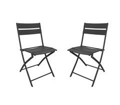Acomoda Textil – Silla Plegable de Acero. (Pack 2 Unidades)