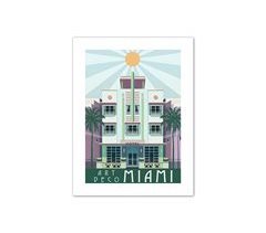 Lámina MIAMI 40x30cm marca MARCOMUEBLE 