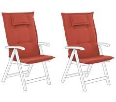 Beliani Cojines de asiento TOSCANA 50x45