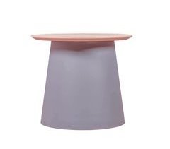 Mesa auxiliar redonda en madera de roble  - Norway 49x49