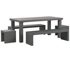 Beliani Conjunto de comedor TARANTO