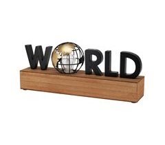 Well Home Lámpara con Texto LED ''World''