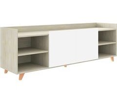 Mueble TV   ROAU 2 Puertas laterales y 2 Estantes