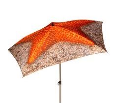 Aktive Sombrilla playa inclinable estrella de mar UV40 c/funda