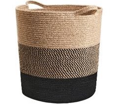 Cesta algodón con asas VERA 40x45cm