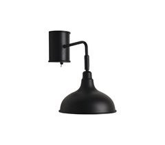 Aplique metal negro LINCOLN 40W
