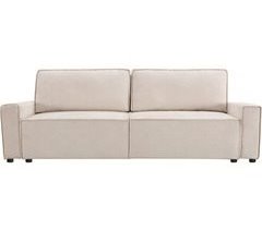 Sofá convertible recto en tejido de chenilla