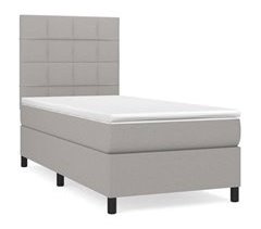 Cama box spring Bloques con cuadros 80x200