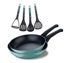 Juego de 2 Sartenes CLASSIQUE en + Utensilios de cocina Bergner