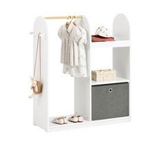 Mueble Organizador Infantil para Juguetes y Ropa KMB40-W SoBuy