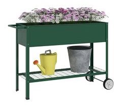 Mesa de Cultivo Metal Outsunny, terraza y jardín - jardinería
