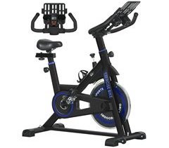 Bicicleta Estática Acero y ABS HOMCOM, deportes y ocio - fitness