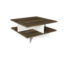 Mesa de café efecto madera