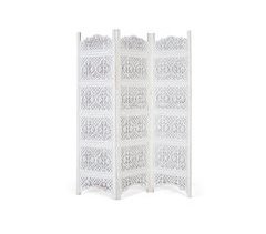 Biombo de 3 paneles fabricado artesanalmente en mdf