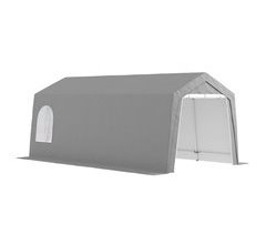 Cobertizo de Jardín PE, Metal Galvanizado Outsunny