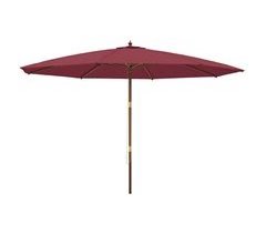 Sombrilla de jardín con palo de madera 400x400