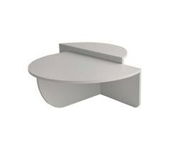 Mesa de café efecto madera 90x90