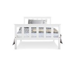 Cama individual de madera de pino