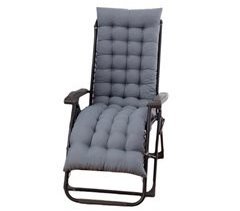 Tumbona Plegable de Jardín con Cojín