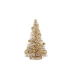 Figura ÁRBOL decorativo champagne 25x14cm marca MICA DECORATIONS