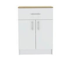 Mueble despensa mayorca en Melamina, con cajón de riel metálico