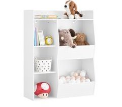 SoBuy Biblioteca Infantil Juguetes 5 Compartimentos KMB55 80